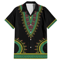 Liberia Coat of Arms Family Matching Off Shoulder Short Dress and Hawaiian Shirt African Dashiki Style