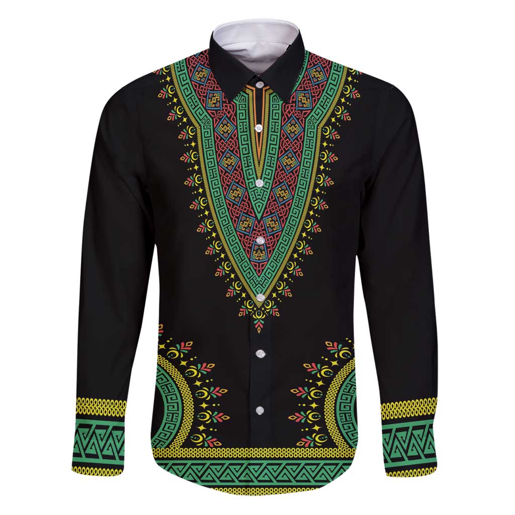 Liberia Coat of Arms Family Matching Puletasi and Hawaiian Shirt African Dashiki Style