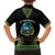 Liberia Coat of Arms Family Matching Short Sleeve Bodycon Dress and Hawaiian Shirt African Dashiki Style