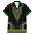 Liberia Coat of Arms Family Matching Short Sleeve Bodycon Dress and Hawaiian Shirt African Dashiki Style