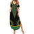 Liberia Coat of Arms Family Matching Summer Maxi Dress and Hawaiian Shirt African Dashiki Style