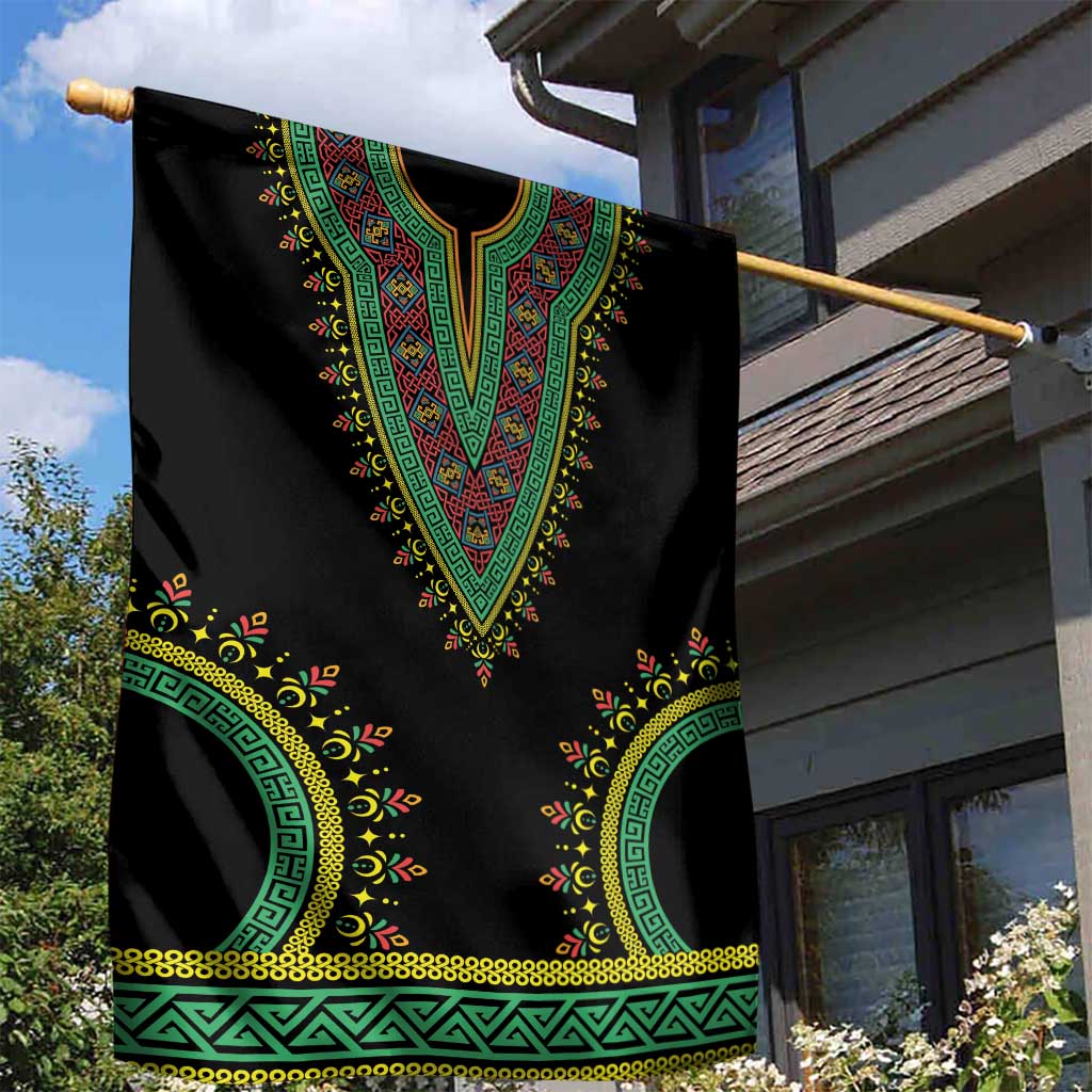 Liberia Coat of Arms Garden Flag African Dashiki Style