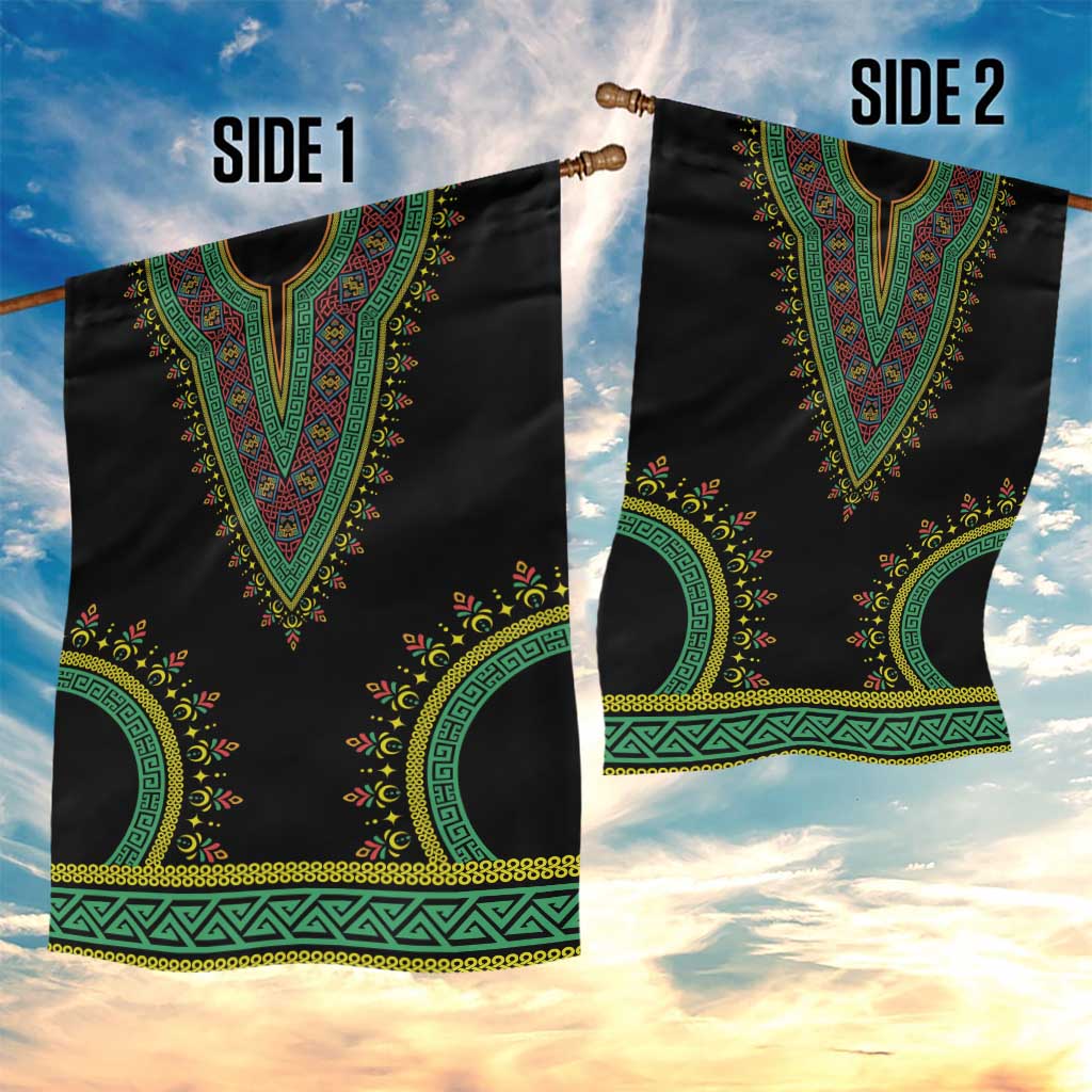 Liberia Coat of Arms Garden Flag African Dashiki Style