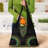 Liberia Coat of Arms Grocery Bag African Dashiki Style