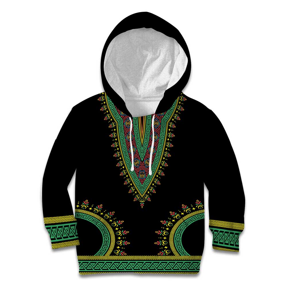 Liberia Coat of Arms Kid Hoodie African Dashiki Style