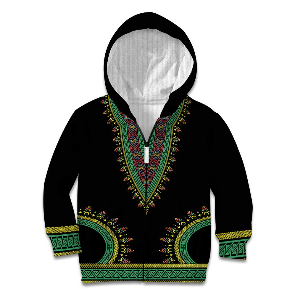 Liberia Coat of Arms Kid Hoodie African Dashiki Style