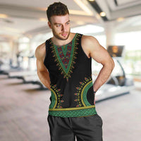 Liberia Coat of Arms Men Tank Top African Dashiki Style