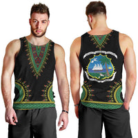 Liberia Coat of Arms Men Tank Top African Dashiki Style