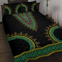 Liberia Coat of Arms Quilt Bed Set African Dashiki Style