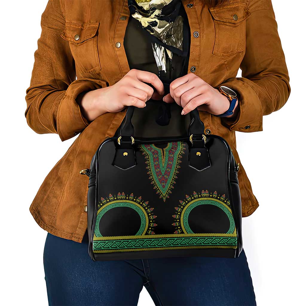 Liberia Coat of Arms Shoulder Handbag African Dashiki Style