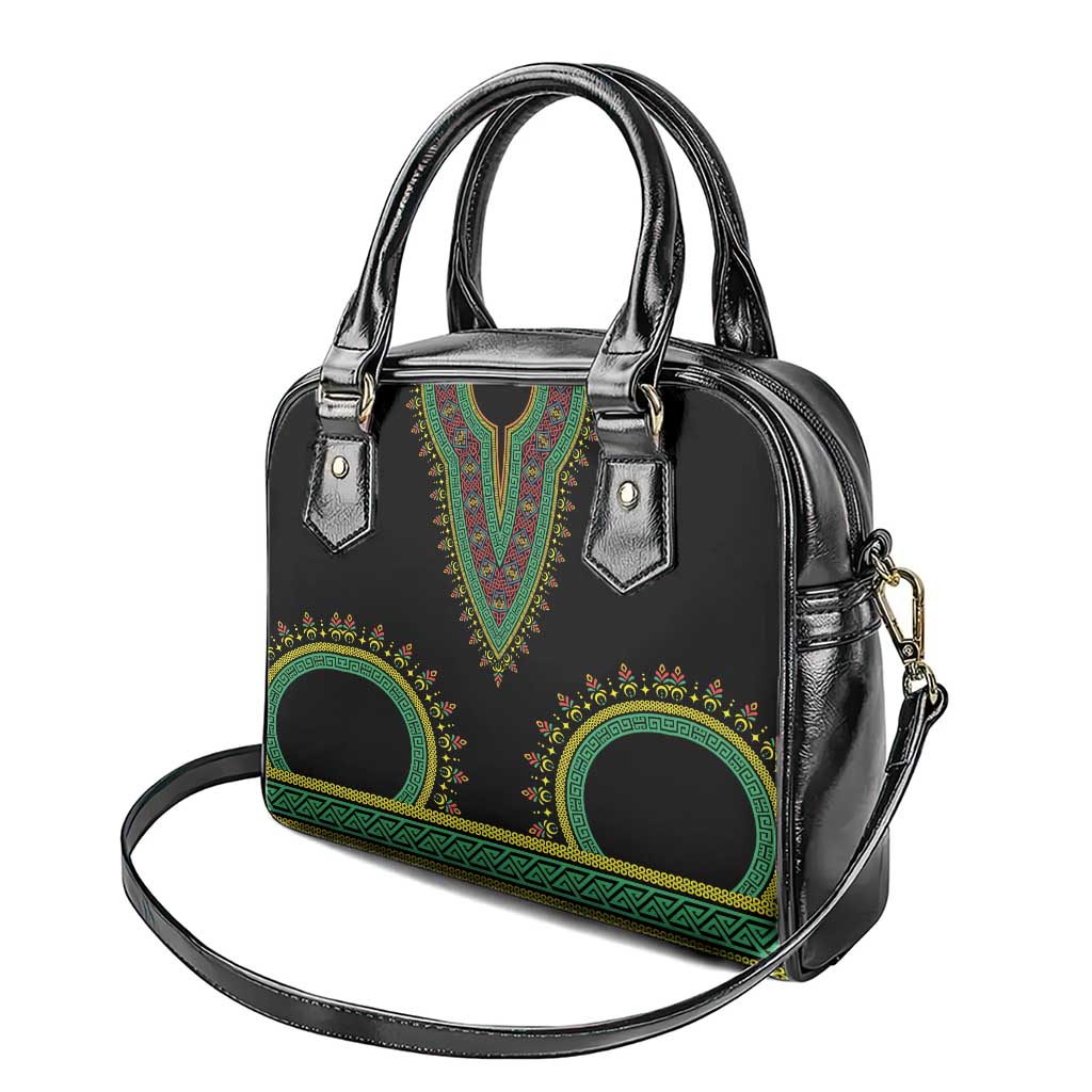 Liberia Coat of Arms Shoulder Handbag African Dashiki Style