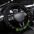 Liberia Coat of Arms Steering Wheel Cover African Dashiki Style