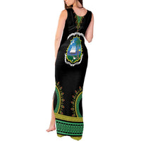 Liberia Coat of Arms Tank Maxi Dress African Dashiki Style