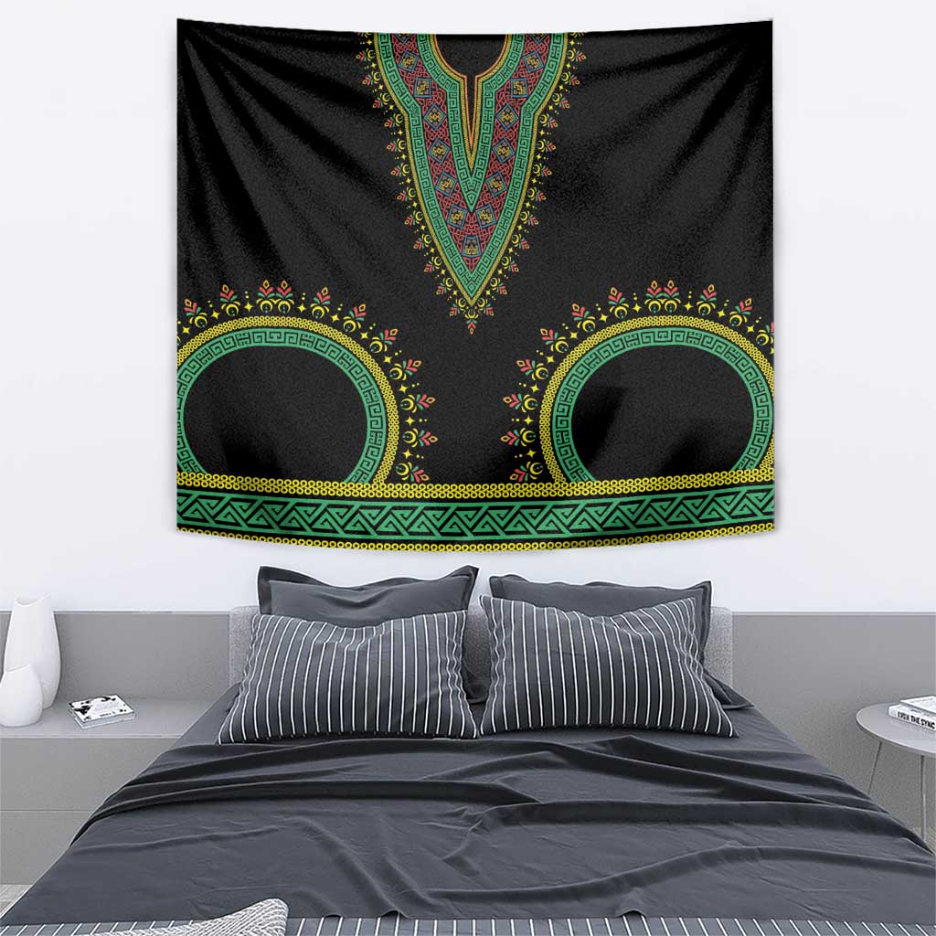 Liberia Coat of Arms Tapestry African Dashiki Style