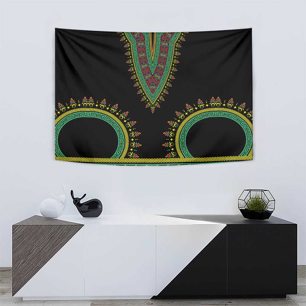 Liberia Coat of Arms Tapestry African Dashiki Style