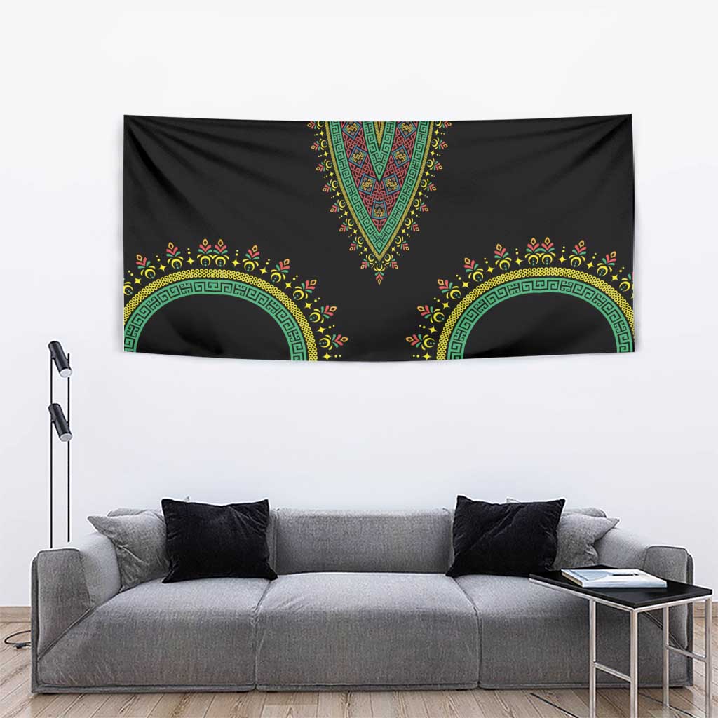Liberia Coat of Arms Tapestry African Dashiki Style