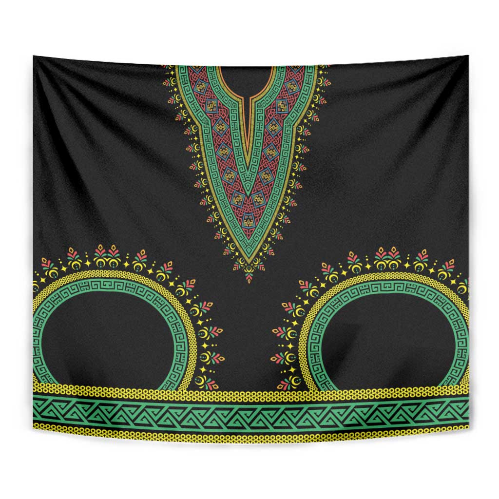 Liberia Coat of Arms Tapestry African Dashiki Style