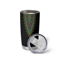 Liberia Coat of Arms Tumbler Cup African Dashiki Style