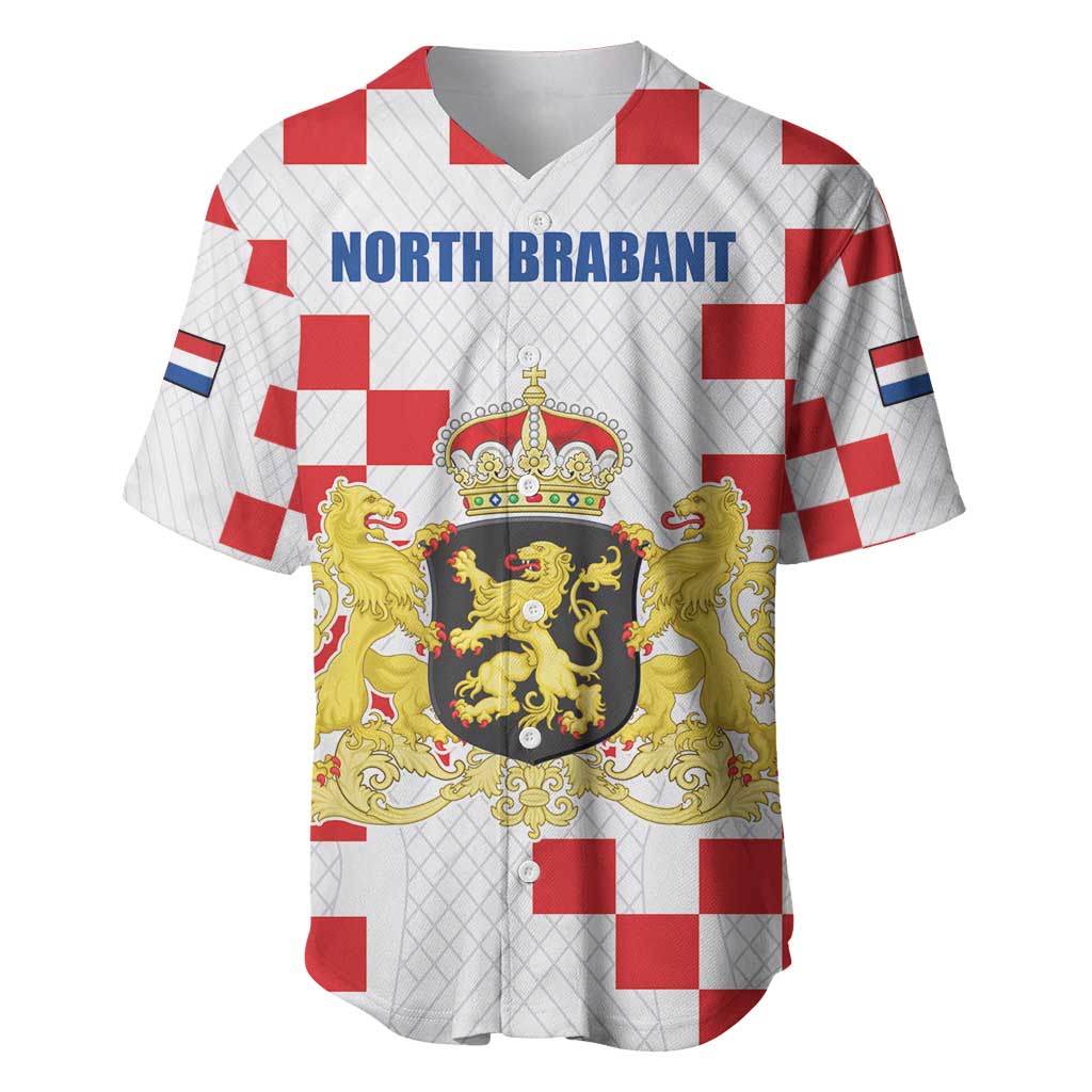 Netherlands North Brabant Province Custom Baseball Jersey