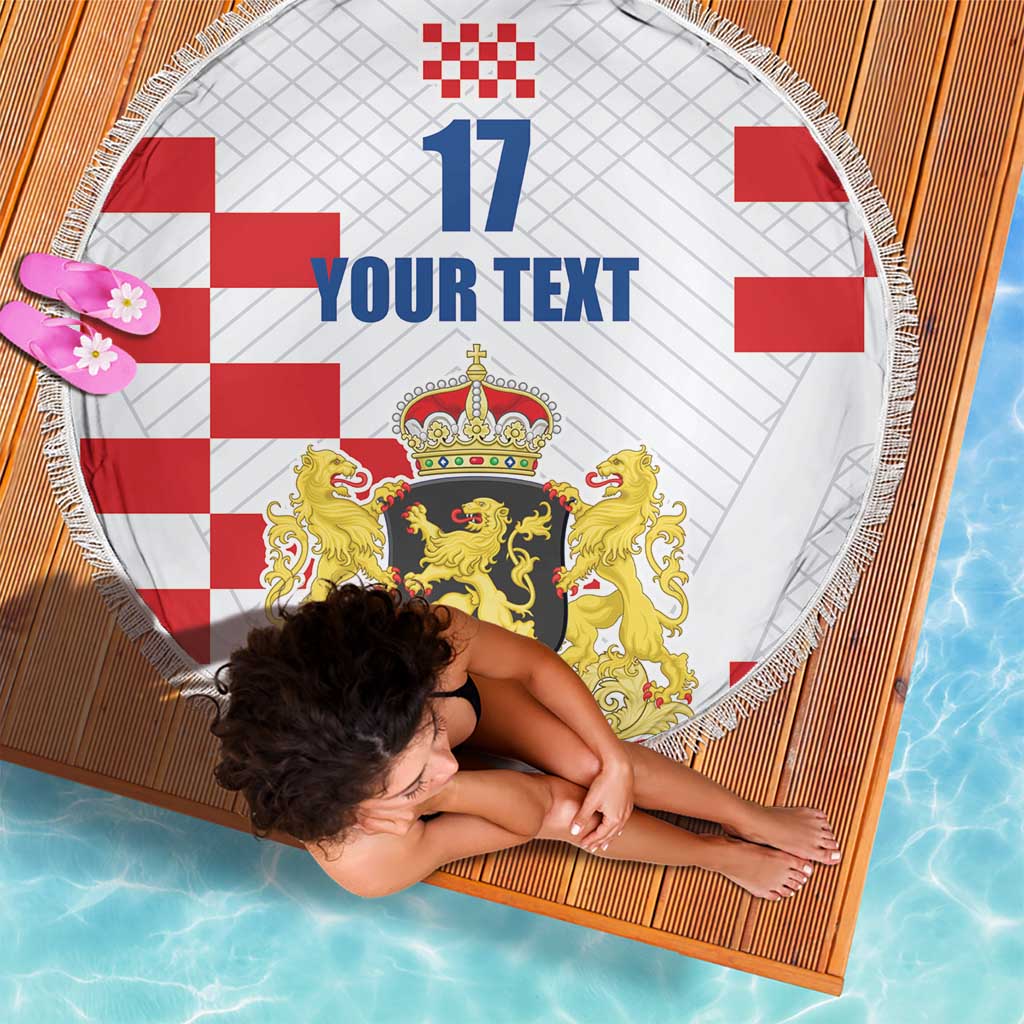 Netherlands North Brabant Province Custom Beach Blanket