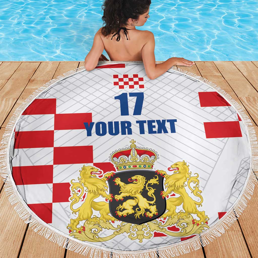 Netherlands North Brabant Province Custom Beach Blanket
