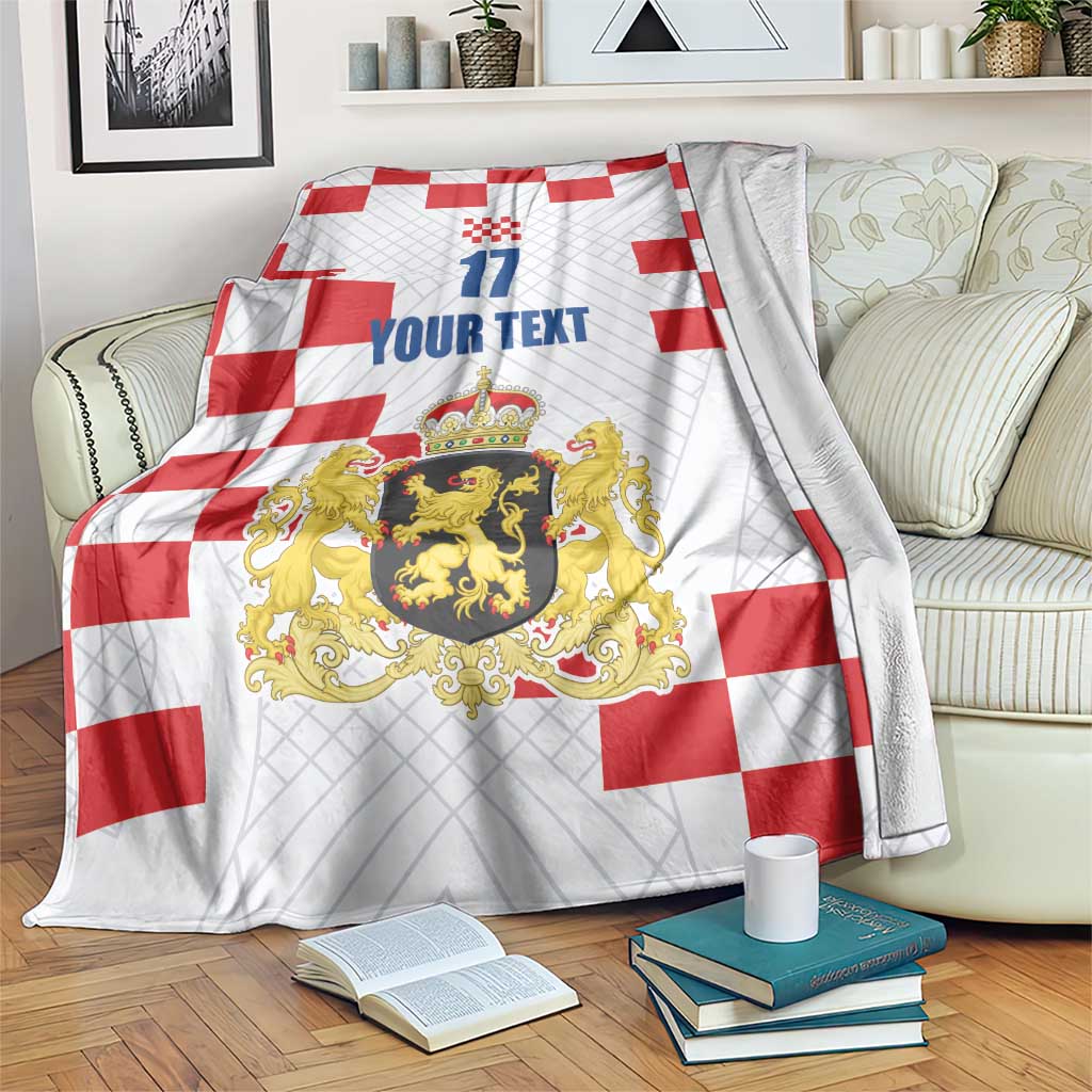 Netherlands North Brabant Province Custom Blanket