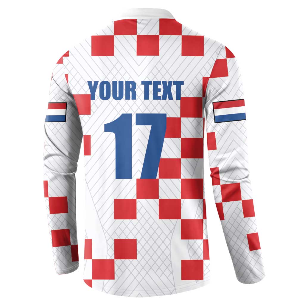 Netherlands North Brabant Province Custom Button Sweatshirt