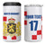 Netherlands North Brabant Province Custom 4 in 1 Can Cooler Tumbler