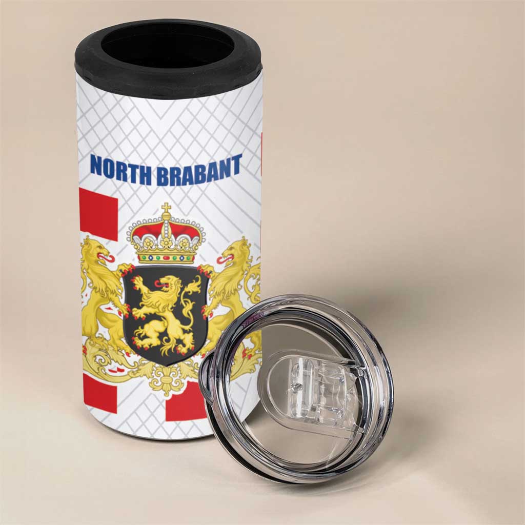 Netherlands North Brabant Province Custom 4 in 1 Can Cooler Tumbler