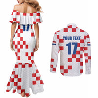 Netherlands North Brabant Province Custom Couples Matching Mermaid Dress and Long Sleeve Button Shirt