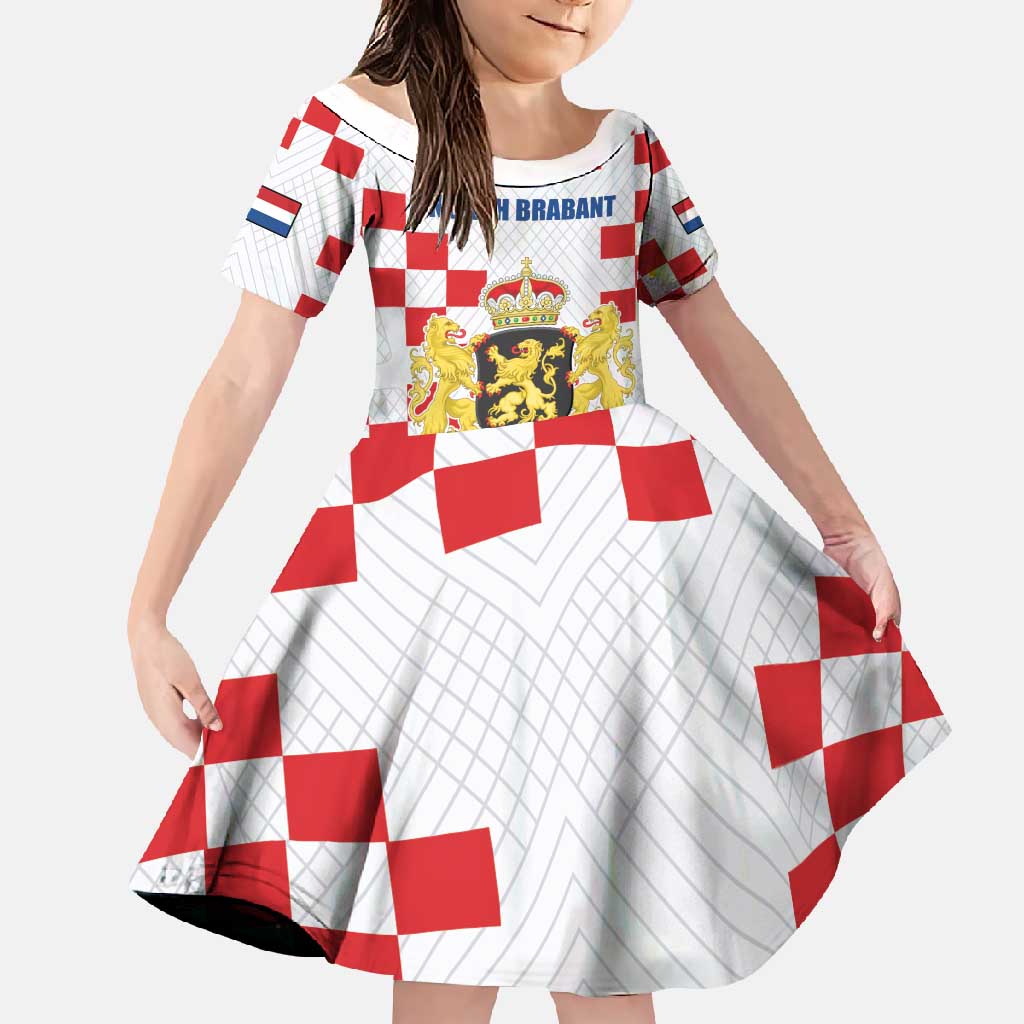 Netherlands North Brabant Province Custom Family Matching Mermaid Dress and Hawaiian Shirt