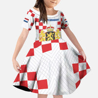 Netherlands North Brabant Province Custom Family Matching Mermaid Dress and Hawaiian Shirt