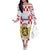 Netherlands North Brabant Province Custom Family Matching Off The Shoulder Long Sleeve Dress and Hawaiian Shirt