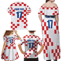 Netherlands North Brabant Province Custom Family Matching Off Shoulder Maxi Dress and Hawaiian Shirt