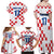 Netherlands North Brabant Province Custom Family Matching Off Shoulder Maxi Dress and Hawaiian Shirt