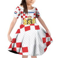 Netherlands North Brabant Province Custom Family Matching Off Shoulder Short Dress and Hawaiian Shirt