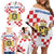 Netherlands North Brabant Province Custom Family Matching Off Shoulder Short Dress and Hawaiian Shirt
