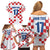 Netherlands North Brabant Province Custom Family Matching Off Shoulder Short Dress and Hawaiian Shirt