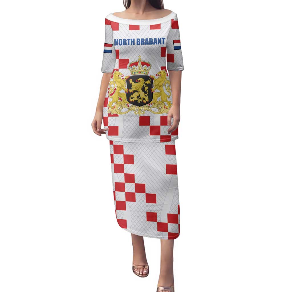 Netherlands North Brabant Province Custom Family Matching Puletasi and Hawaiian Shirt