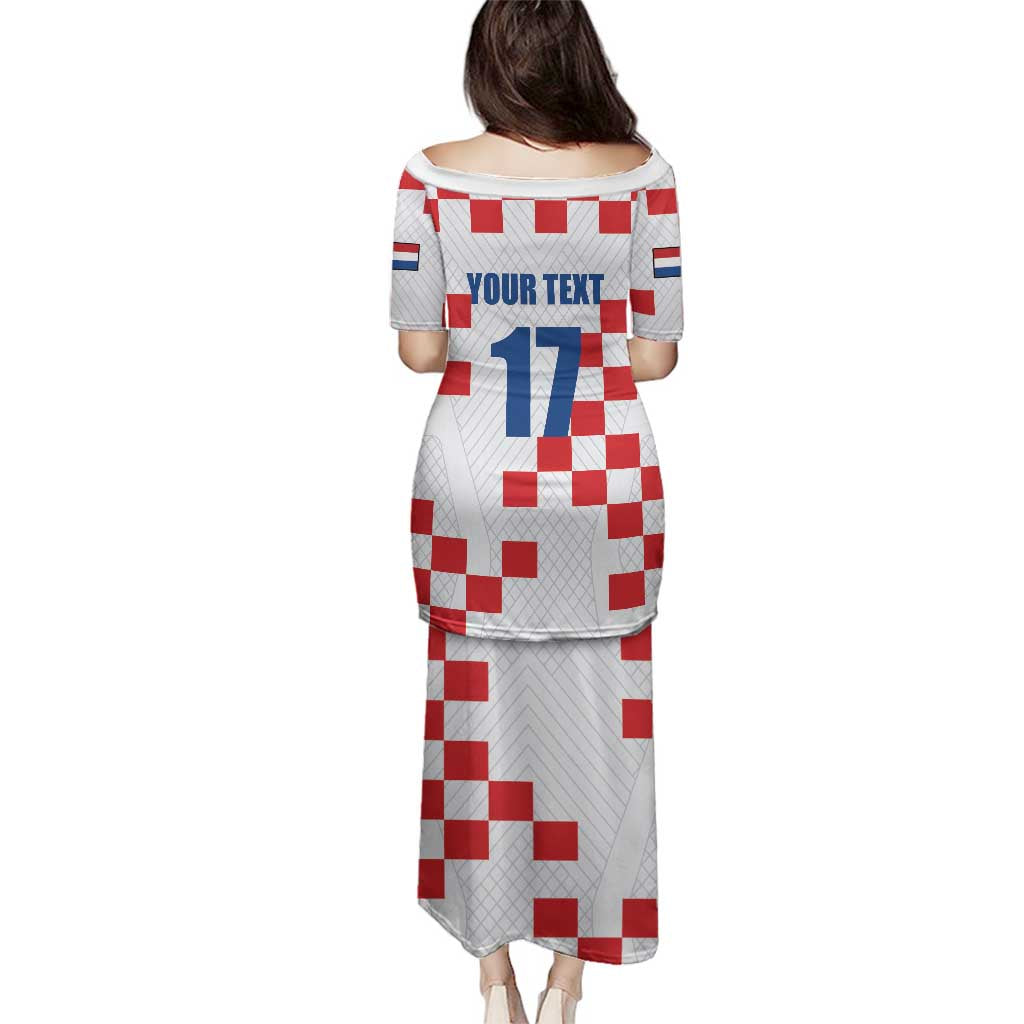 Netherlands North Brabant Province Custom Family Matching Puletasi and Hawaiian Shirt