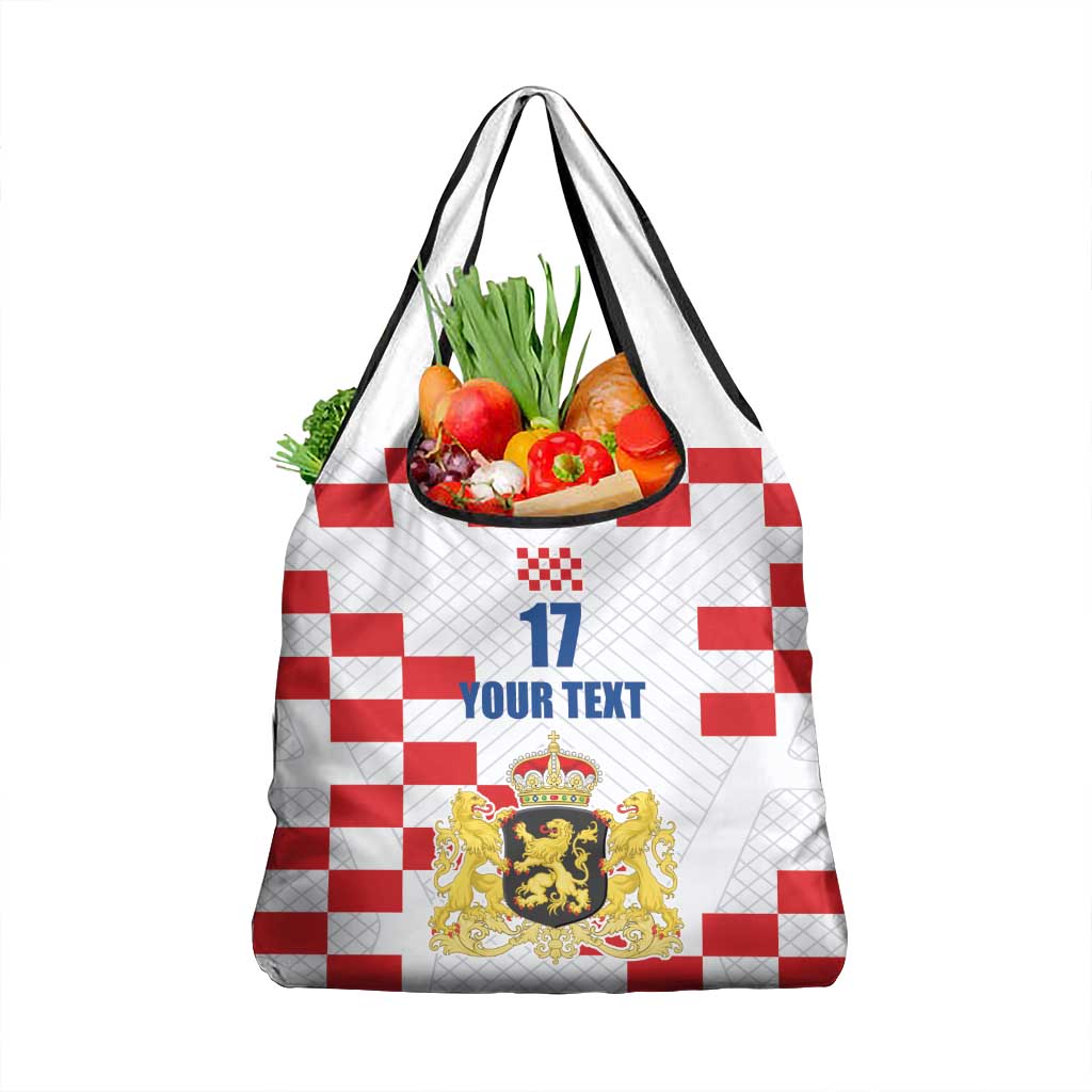Netherlands North Brabant Province Custom Grocery Bag