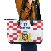 Netherlands North Brabant Province Custom Leather Tote Bag