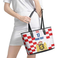 Netherlands North Brabant Province Custom Leather Tote Bag