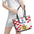 Netherlands North Brabant Province Custom Leather Tote Bag