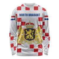 Netherlands North Brabant Province Custom Long Sleeve Shirt