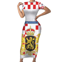 Netherlands North Brabant Province Custom Short Sleeve Bodycon Dress