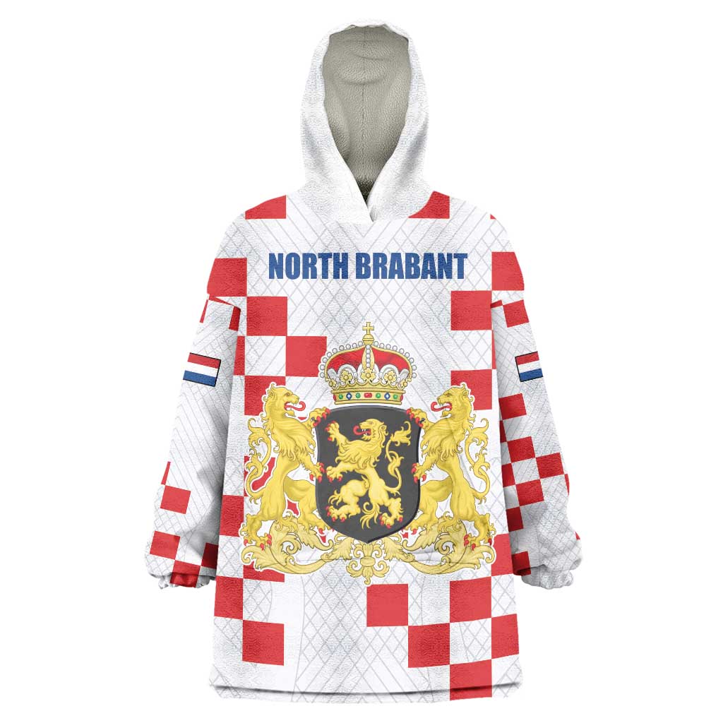 Netherlands North Brabant Province Custom Wearable Blanket Hoodie