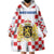 Netherlands North Brabant Province Custom Wearable Blanket Hoodie