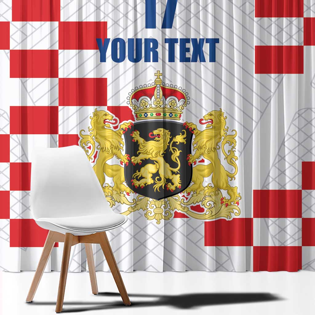 Netherlands North Brabant Province Custom Window Curtain