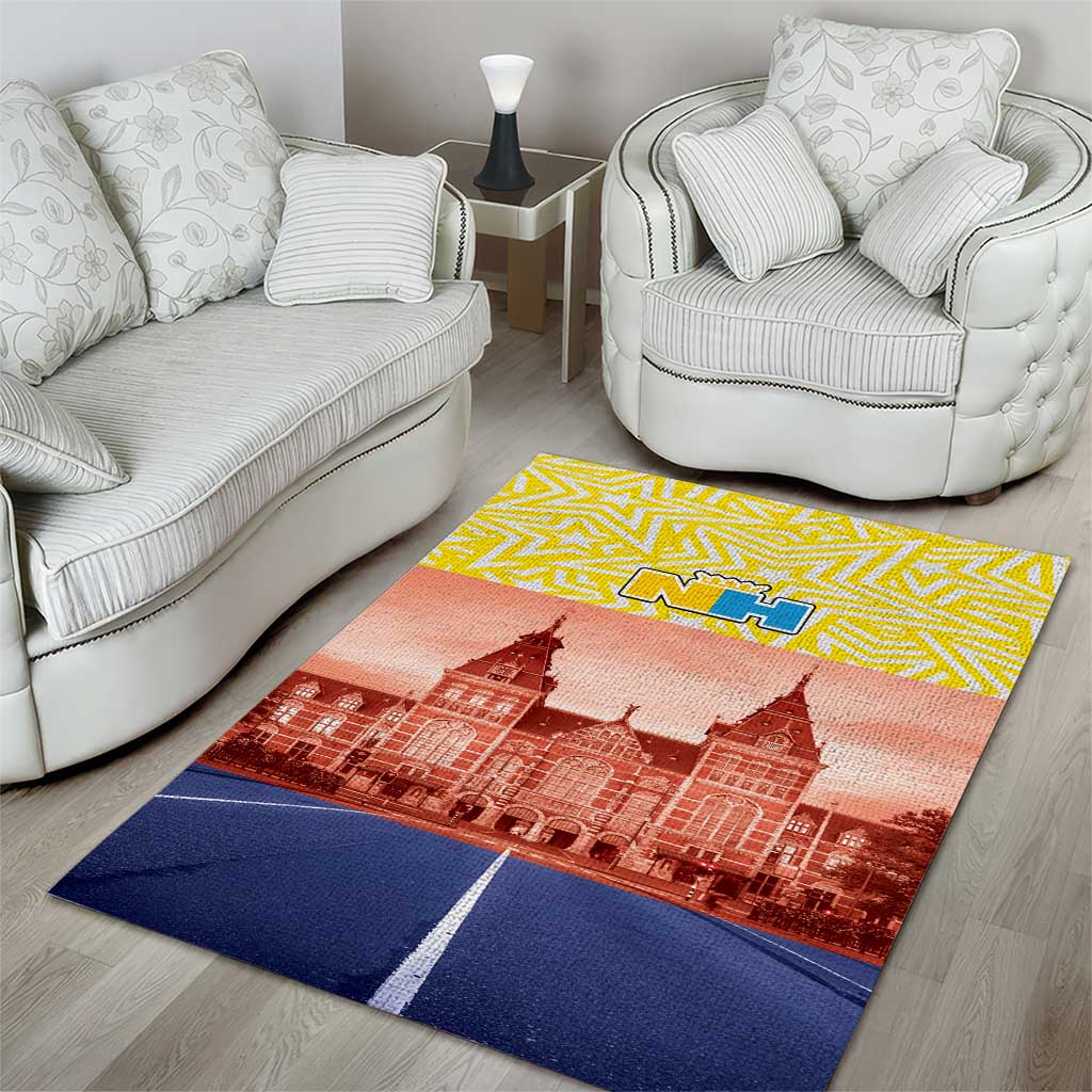 Netherlands North Holland Province Area Rug Flag Style